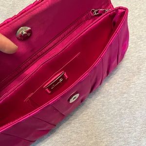 Pink evening bag